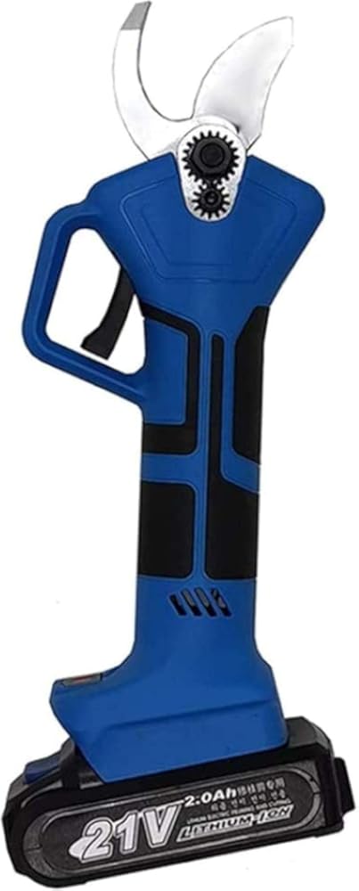 Electric Pruning Shears, 35mm Cutting Diameter 2 Rechargeable 21v 2000 mAH Battery Professional Cordless Garden Secateurs