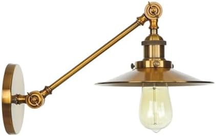 Industrial Retro Wall Sconce - Long Arm Wall Light Fixture for Stair, Porch, and Swing Spaces - Vinta Style Indoor/Outdoor Lighting Decor