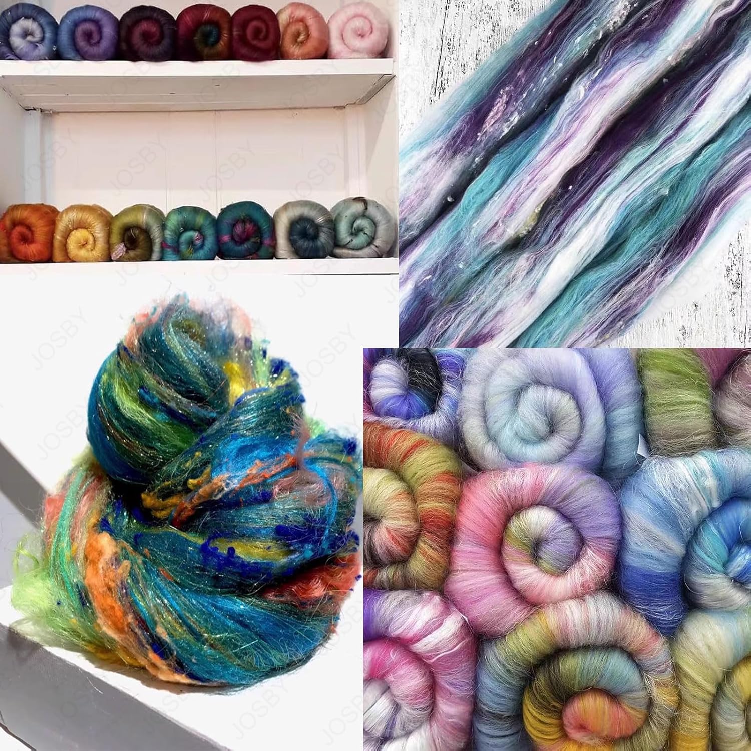 DIY Wool Felt Machine, Manual Wool Drum Carder,Adjustable Roller Gap, Tooth Pitch Can Be Set, for Handmade Enthusiasts