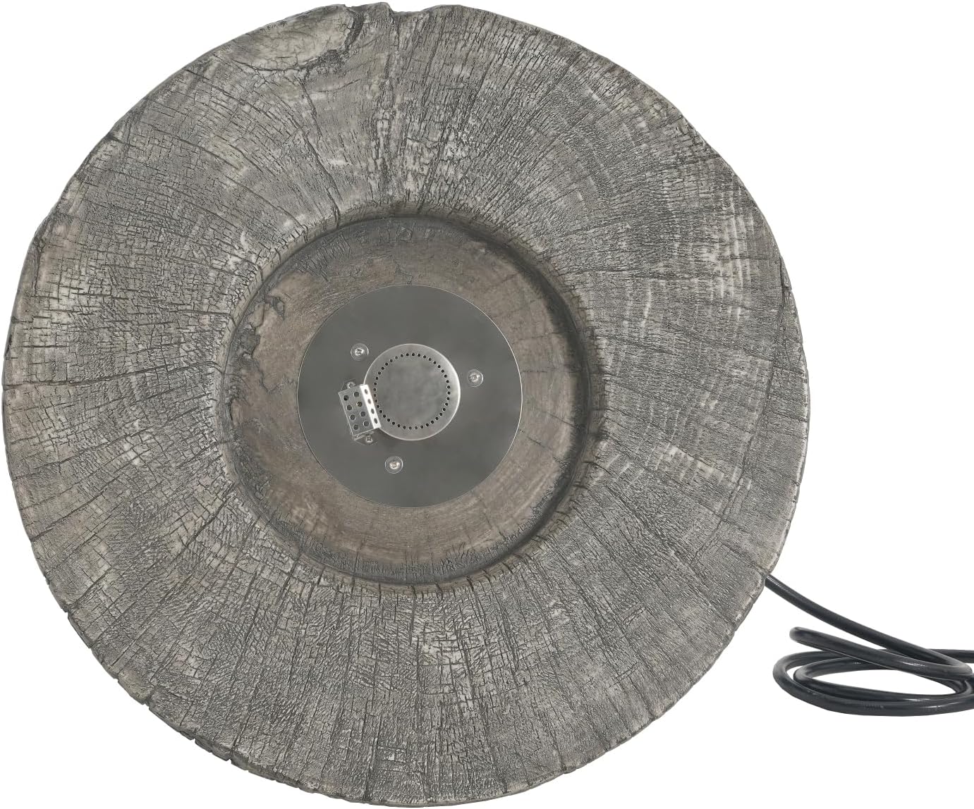 Patio Propane Fire Pit, 30,000Btu, Light Grey (Tank Cover Not Provided) Magnesium Oxide Light Grey Efficient and Warm Outdoor Lawn Cozy Gatherings