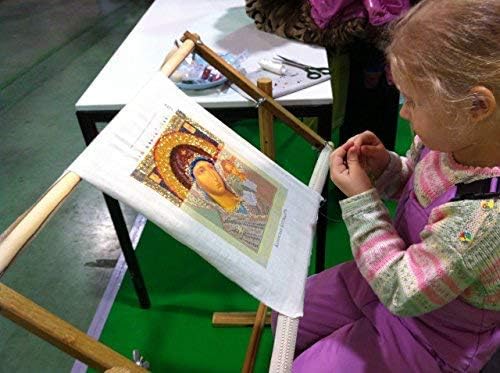 Bead Embroidery Kit DIY Icon Guardian Angel 7.1