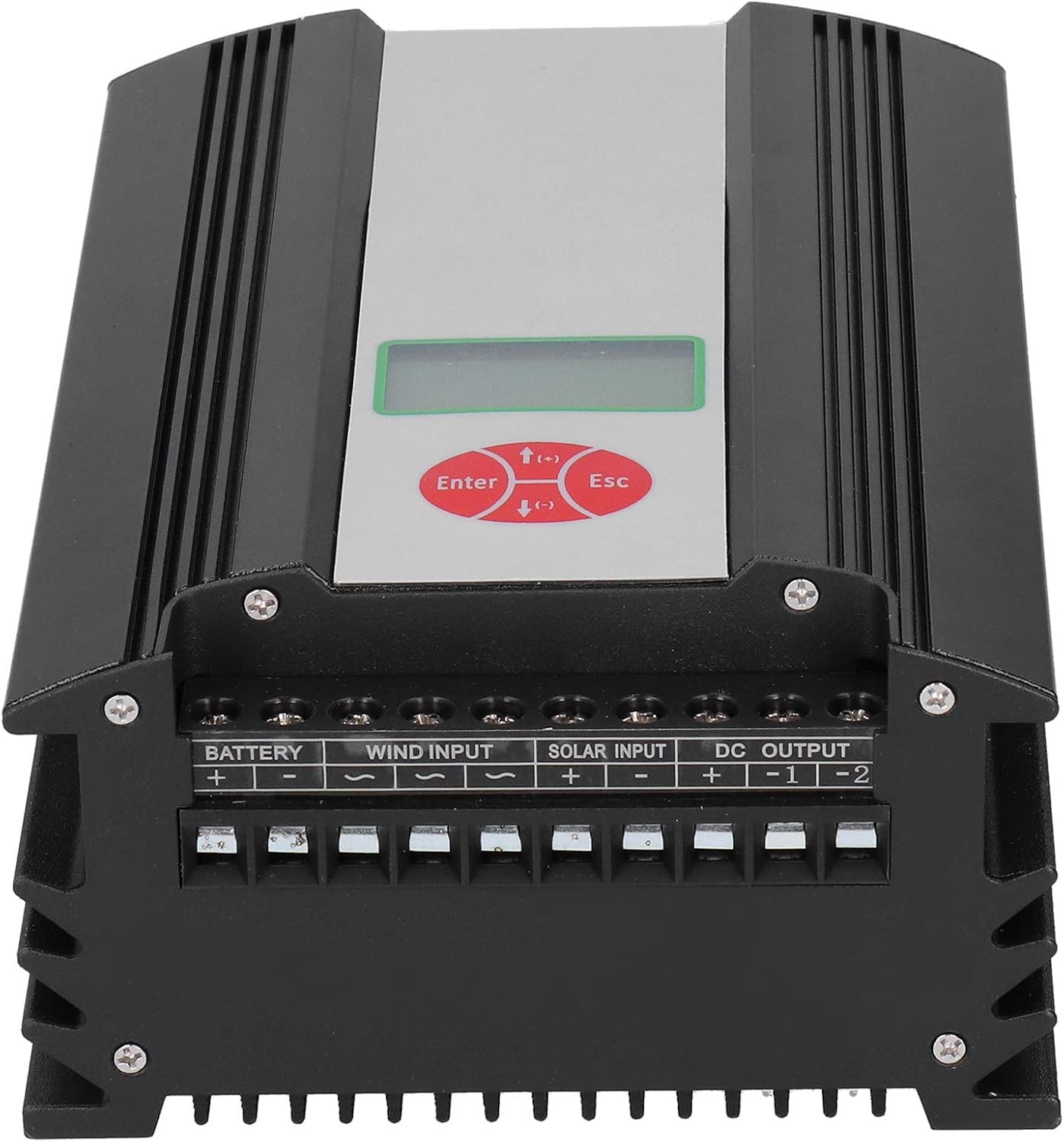 Wind and Solar Energy Hybrid Controller Digital Intelligent LCD Display Screen DC 48V 600W 300W for Wind Generator System Aluminum Alloy