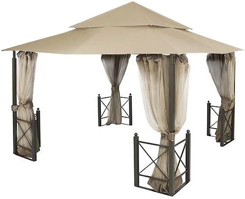 Garden Winds Replacement Canopy for The Harbor Gazebo - Standard 350 - Beige