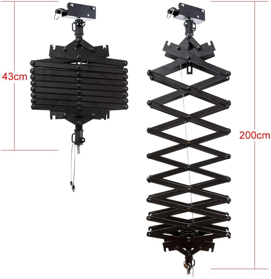 2M Pantograph for Studio Ceiling Rail System Ceiling Mounting Rail System Accessories(Pantograph)