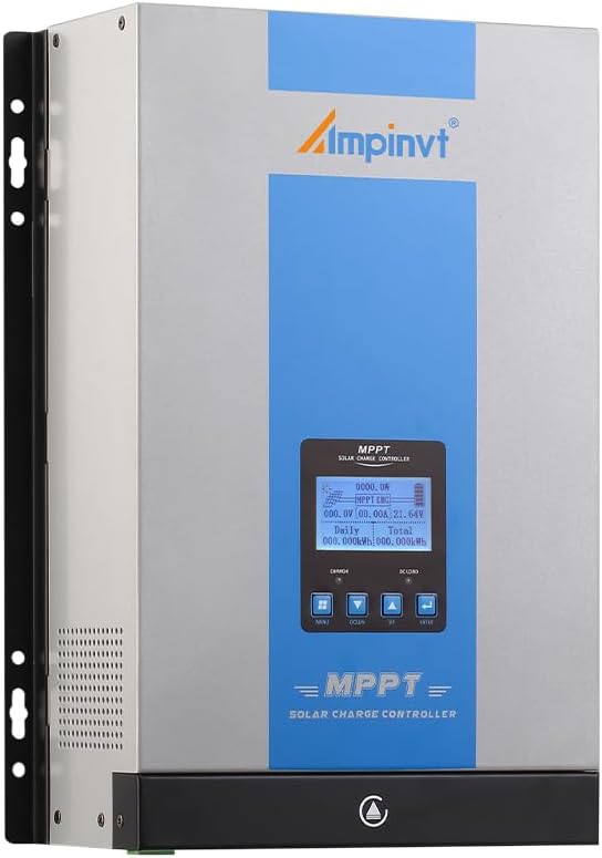 Ampinvt 120A MPPT Solar Charge Controller 12V 24V 36V 48V Battery System Auto,Max Input 150V PV Solar Panel Regulator fit for Gel Sealed Flooded and Lithium Battery