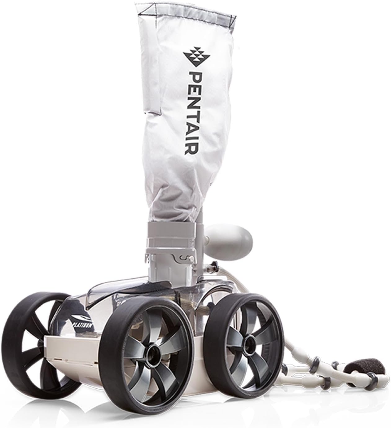 Pentair LL505PM Kreepy Krauly Platinum Pressure-Side Inground Automatic Pool Cleaner, White/Gray