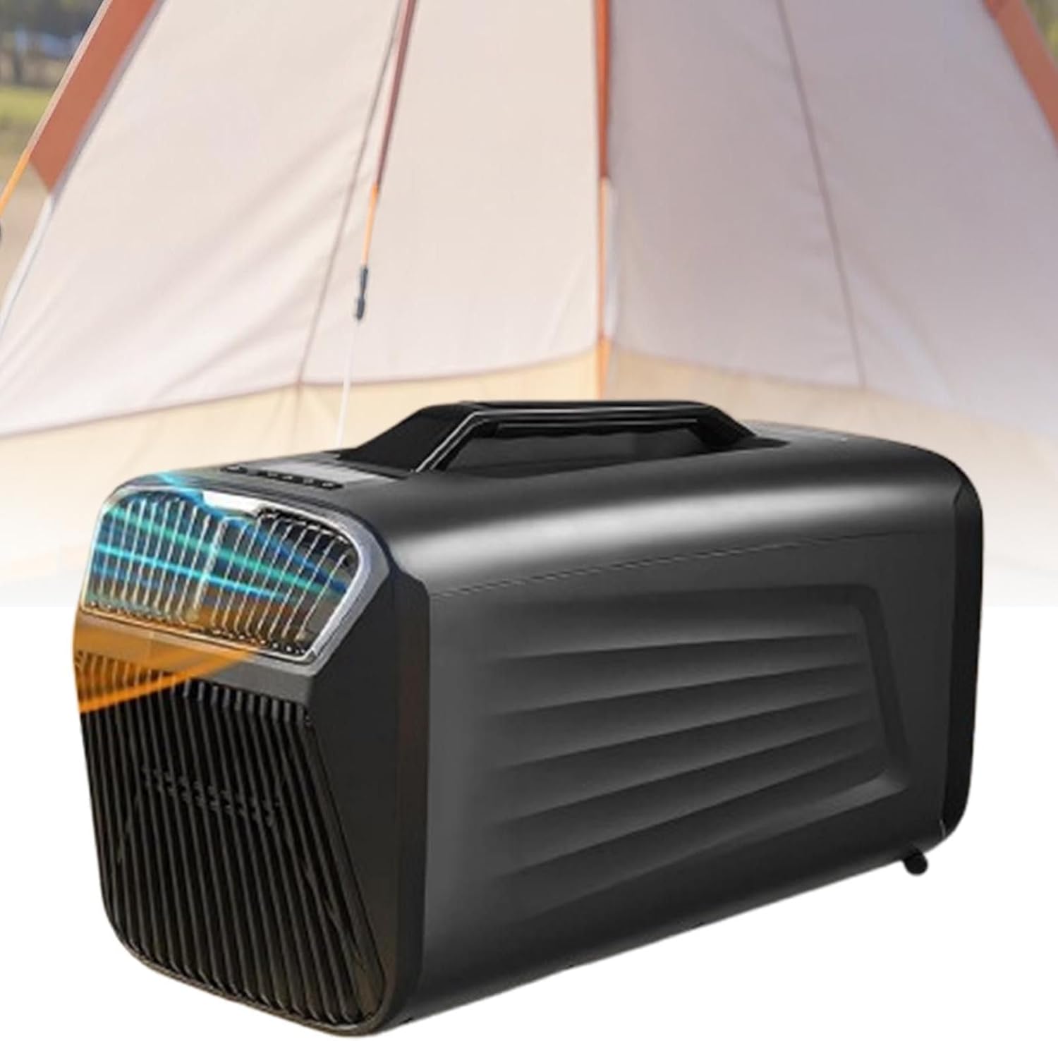 Portable Air Conditioner-Cooling&Heating(5400btu/5600btu),Mini Air Conditioner with Remote Control,4 Modes,Applicable Area 8-10㎡,for Camping Outdoor&Indoor,Rv,Truck,Van and Car,Black