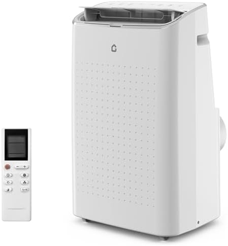 15,000 BTU Portable Air Conditioner, 3 in-1 Standing AC Unit with Dehumidifier and Fan, Remote and LED Touch Panel, Sleep Mode, Window Kit, Cools up to 850 Sq.Ft., Quiet Operation, Black Top