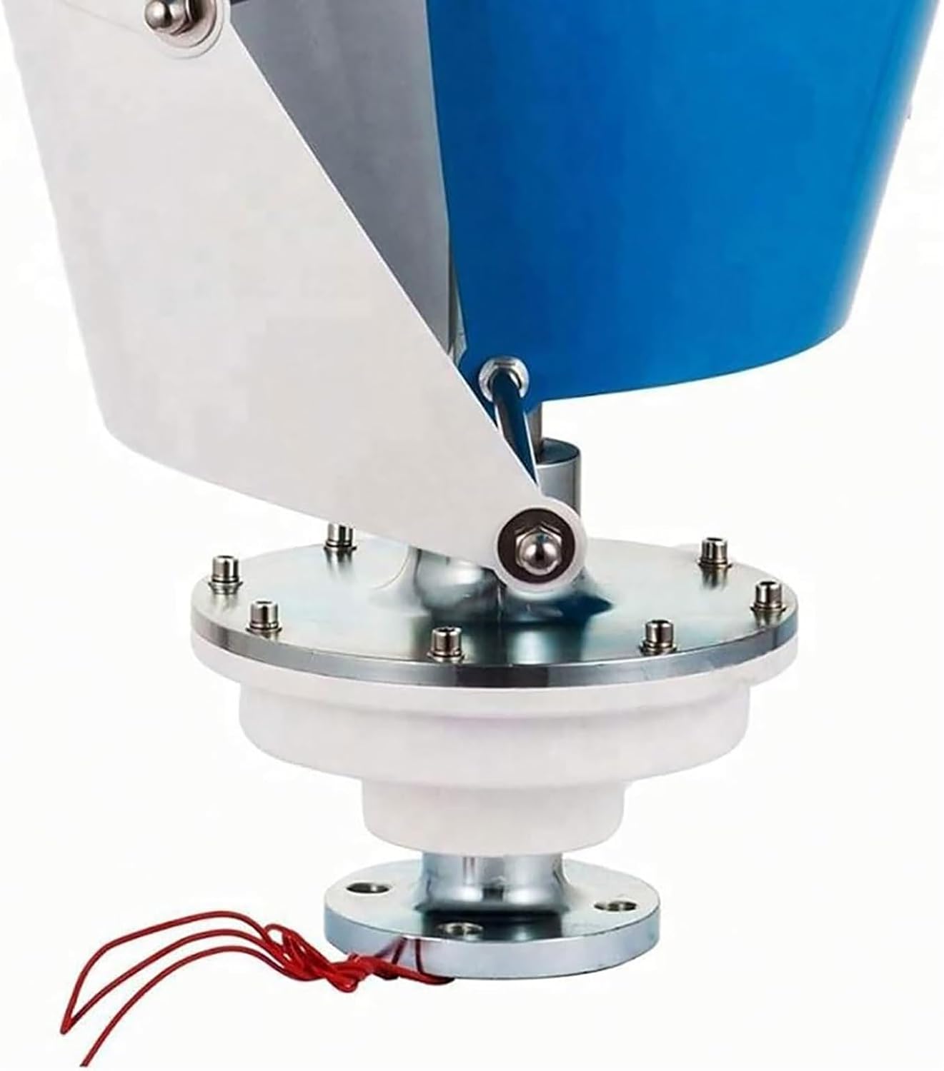 4KW Vertical Axis Wind Turbine (VAWT) 12V/24V Maglev Generator Low Wind Start 3-Phase AC | Home/Farm Off-Grid Renewable Energy Kit(24v)