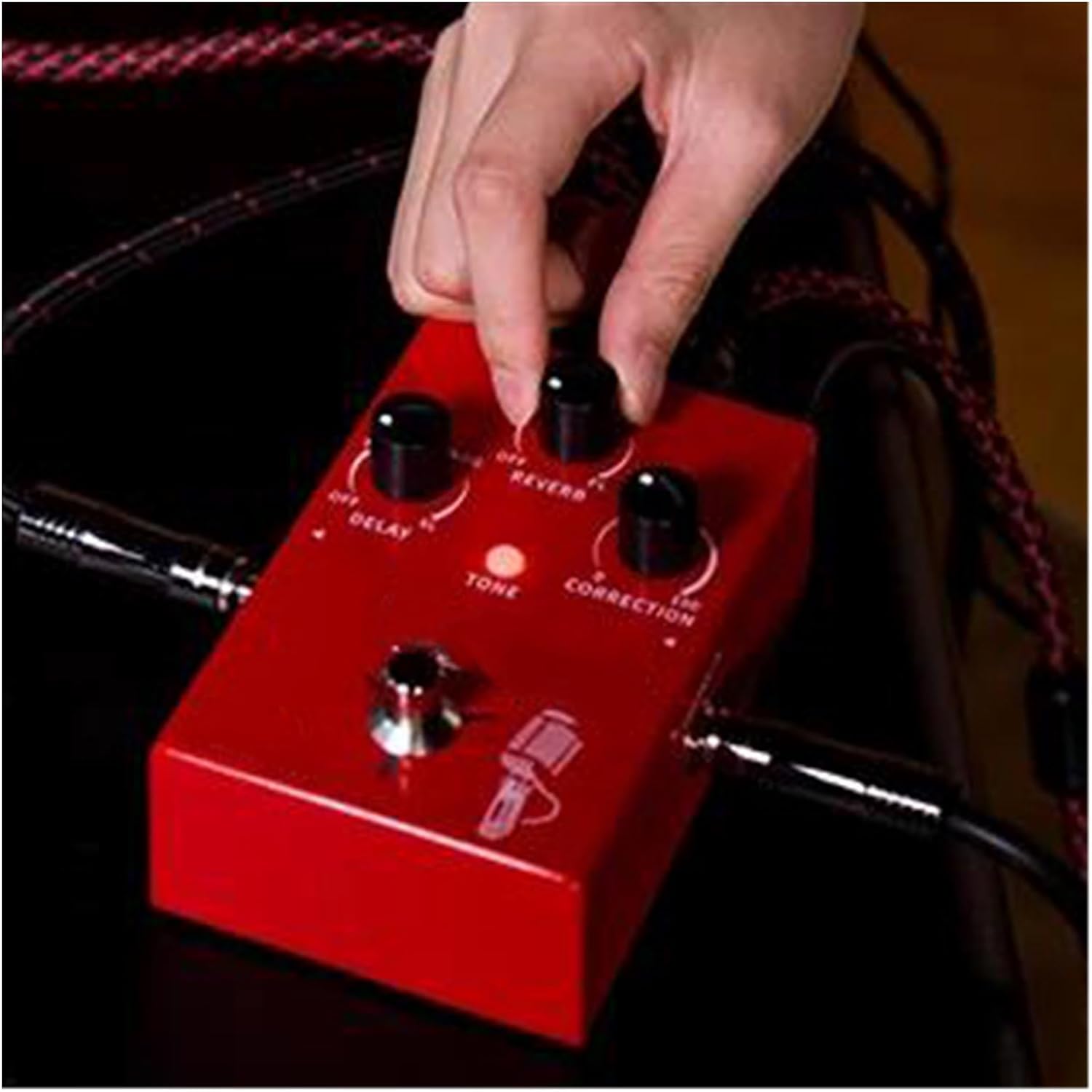 Professional Guitar Effects Pedals Vocal Guitar Effects Processor With Delay And Reverb For Microphone Amps(5)