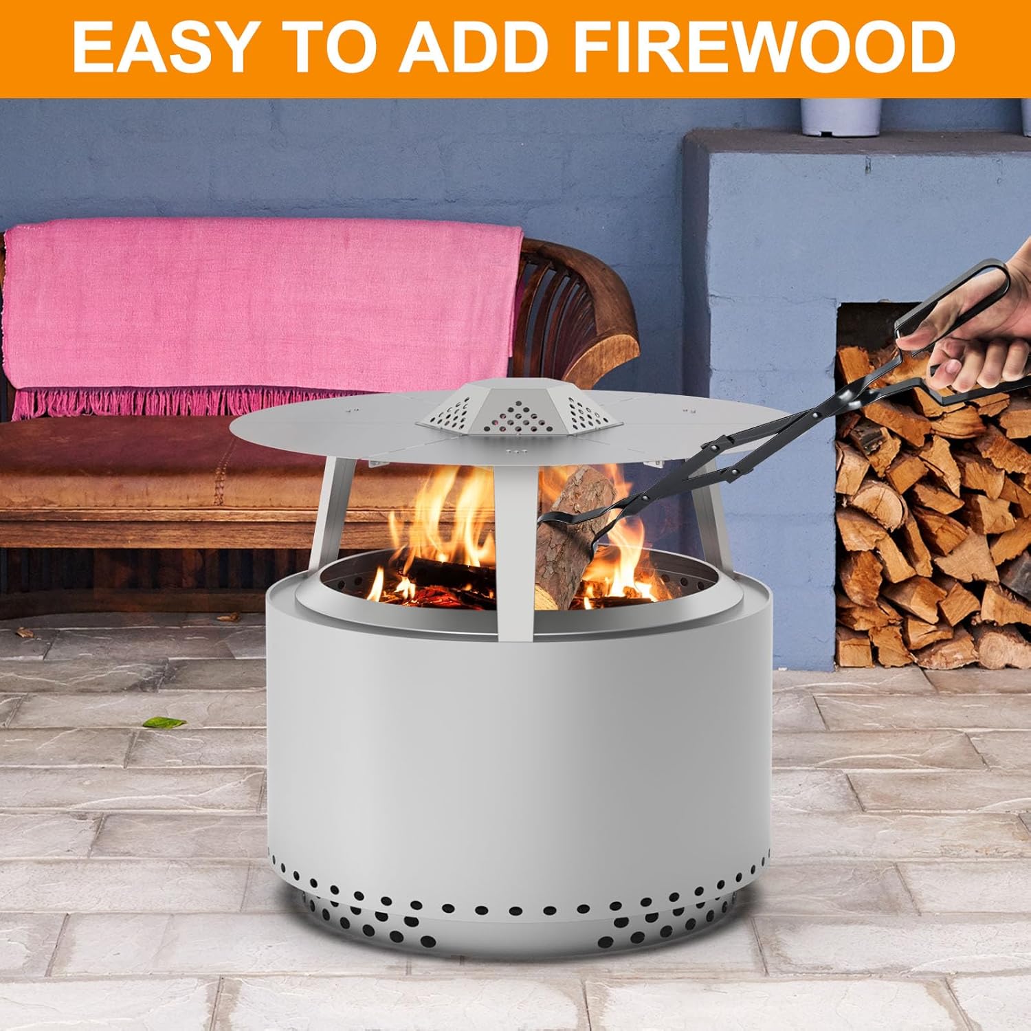 Fire Pit Heat Deflector for Solo Stove Yukon 27