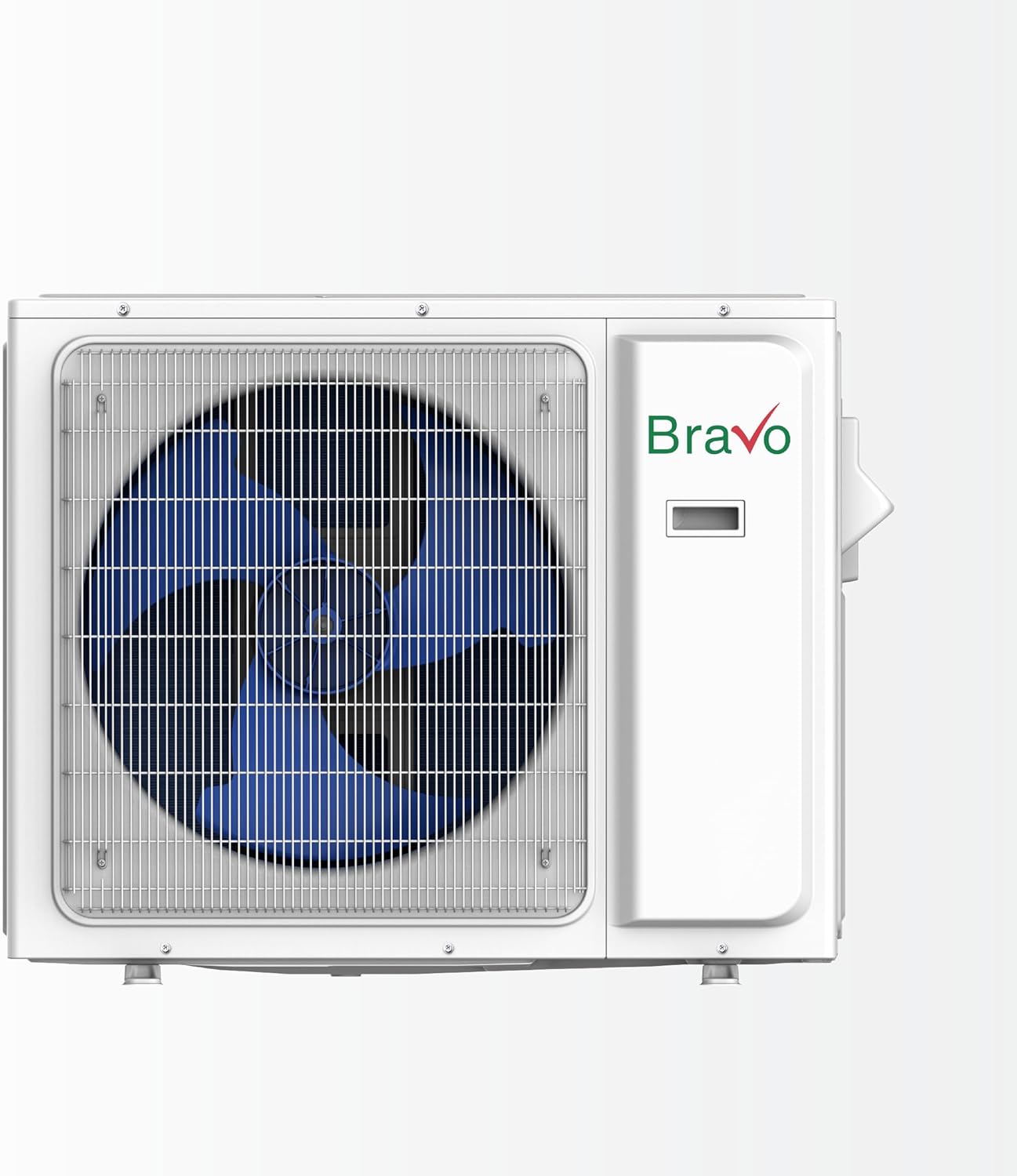 BRAVO 18,000 BTU Dual Zone 12000 + 12000 BTU Wall Mount, 22 SEER2 Ductless Mini Split AC & Heat Pump – Includes Smart Control & 16FT Installation Kits – Inverter System
