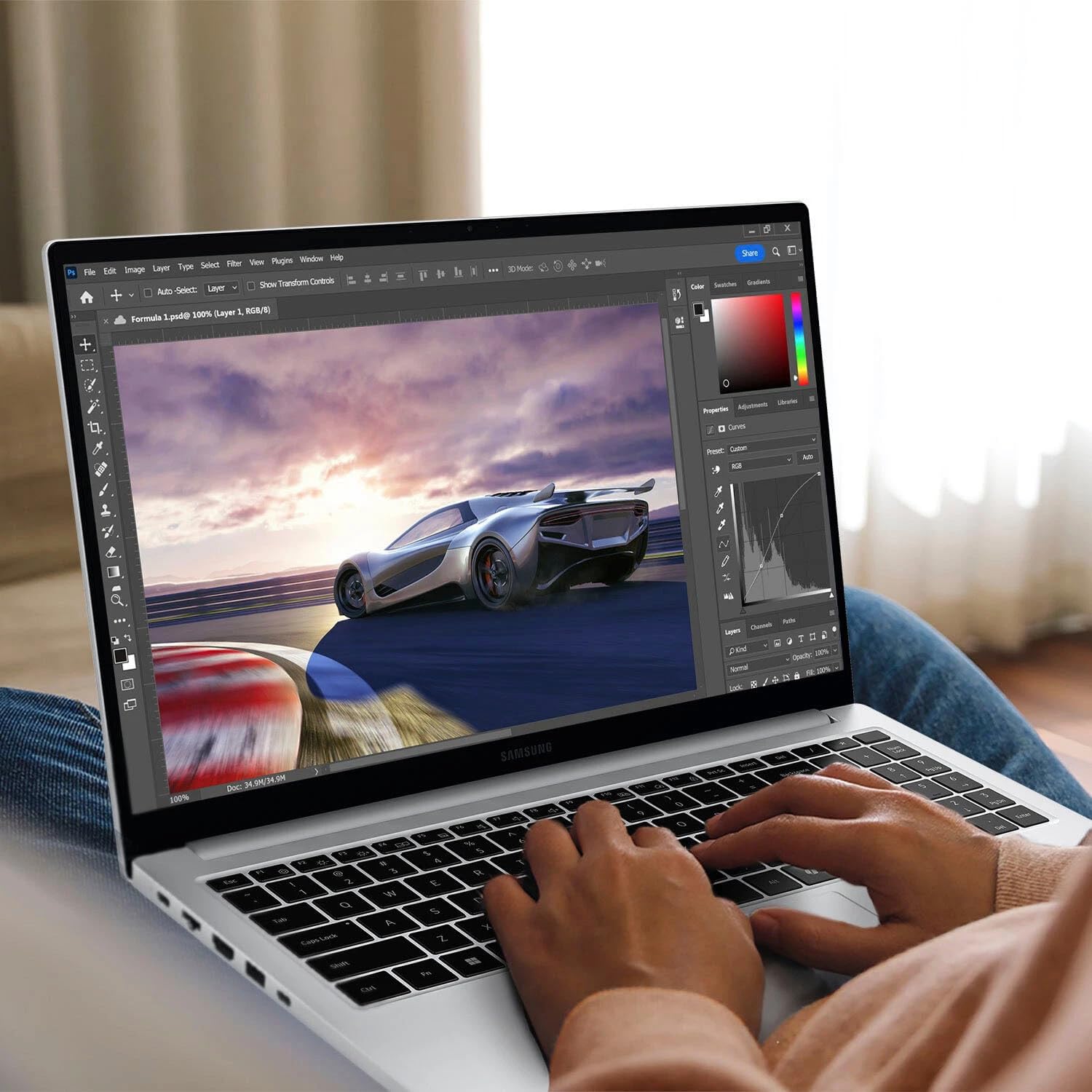 Samsung Galaxy Book4 Business Laptop, Copilot AI PC, Intel 10-Core 7-150U (Beats i7-1335U), 15.6