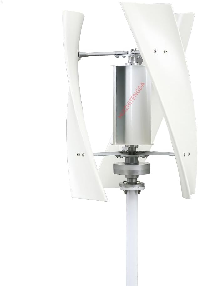 10000W Vertical Wind Turbine Generator 12V/24V/48V 220V with 3 Blades & Controller Low Wind Speed, Noiseless Household Wind Turbine Generator Easy to Assemble