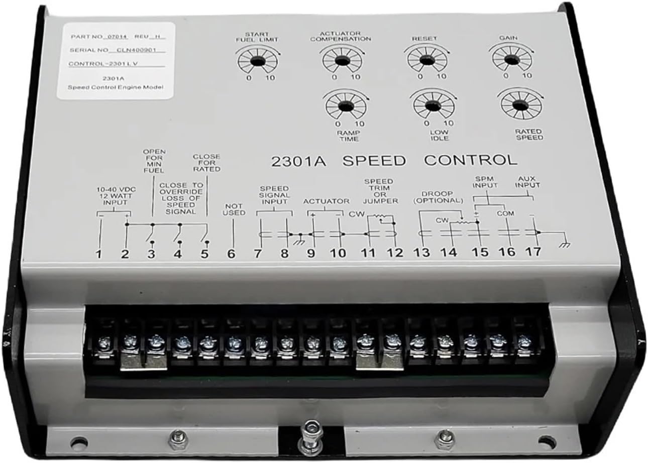 2301A 9907-014 Speed Governor Control Panel Speed Controller Generator Parts
