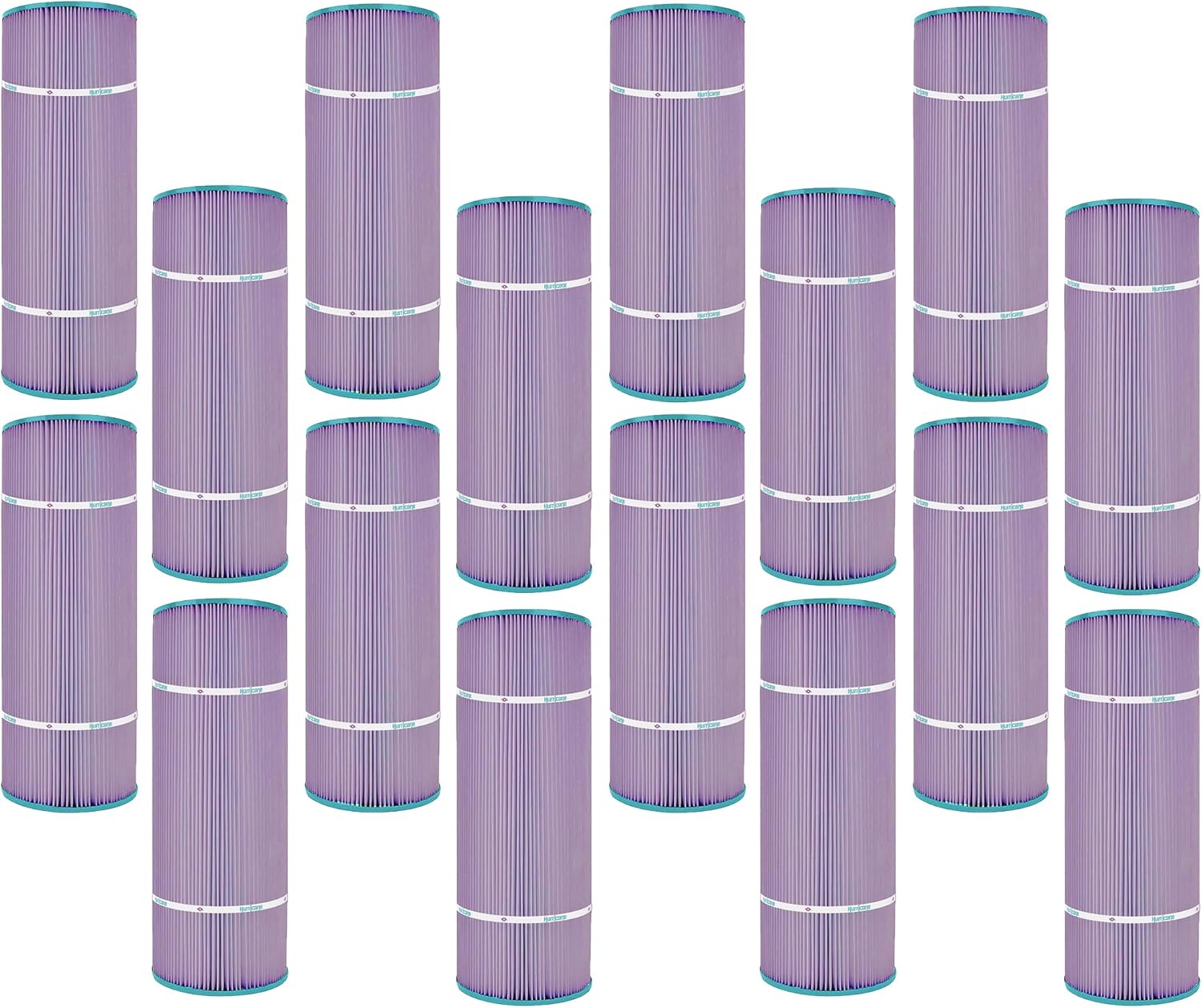 Hurricane Filters 16 Pack HF7470-04P Platinum Purple Pool Filter Cartridge - Replacement for PCC80, Unicel C-7470, Filbur FC-1976, Pentair Clean & Clear 320