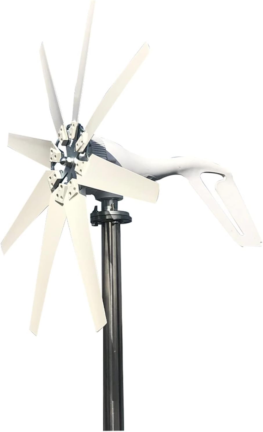 Industrial Wind Turbine Generator 1000W 24V Wind Turbine Generator With MPPT Controller Wind Turbine Generator With 8 Blades Small Wind Turbine For Home Use Low Noise High Efficiency Solar And Wind Po