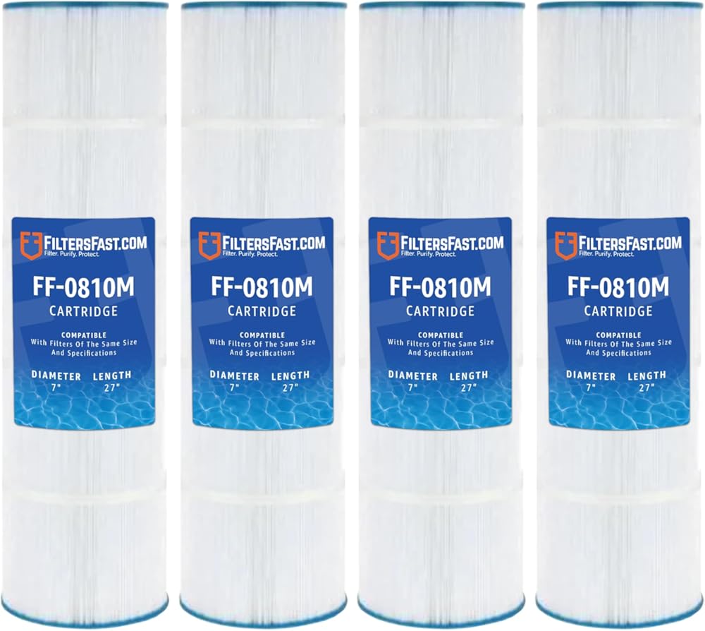 Filters Fast FF-0810M Pool and Spa Filter Compatible Replacement for Filbur FC-0810M, Compatible Replacement for Unicel C-7468M, C-7468RA, Compatible Replacement for Pleatco PJAN115-M, PJAN115M