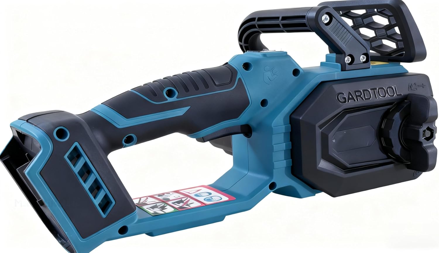 12-Inch Cordless Chainsaw, 20V Battery Powered, with Fast Charger, Battery Level Indicator, and 2 Chains