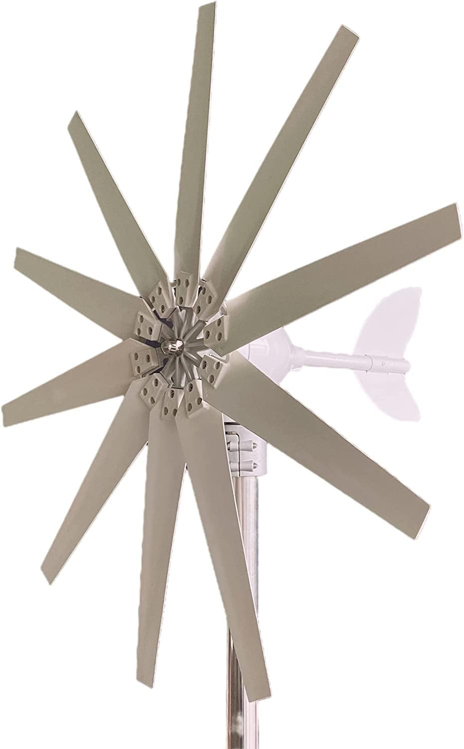 LiuSj JUnSt Windmill Power Generator with Charge Controller,10 Blades 5000W 12V 24V 48V 220V Wind Turbine Generator Windmill with Controller Homeuse