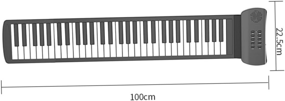 Key Roll-up Piano Portable Boys and Girls Keyboard Hand-rolled Electronic Piano