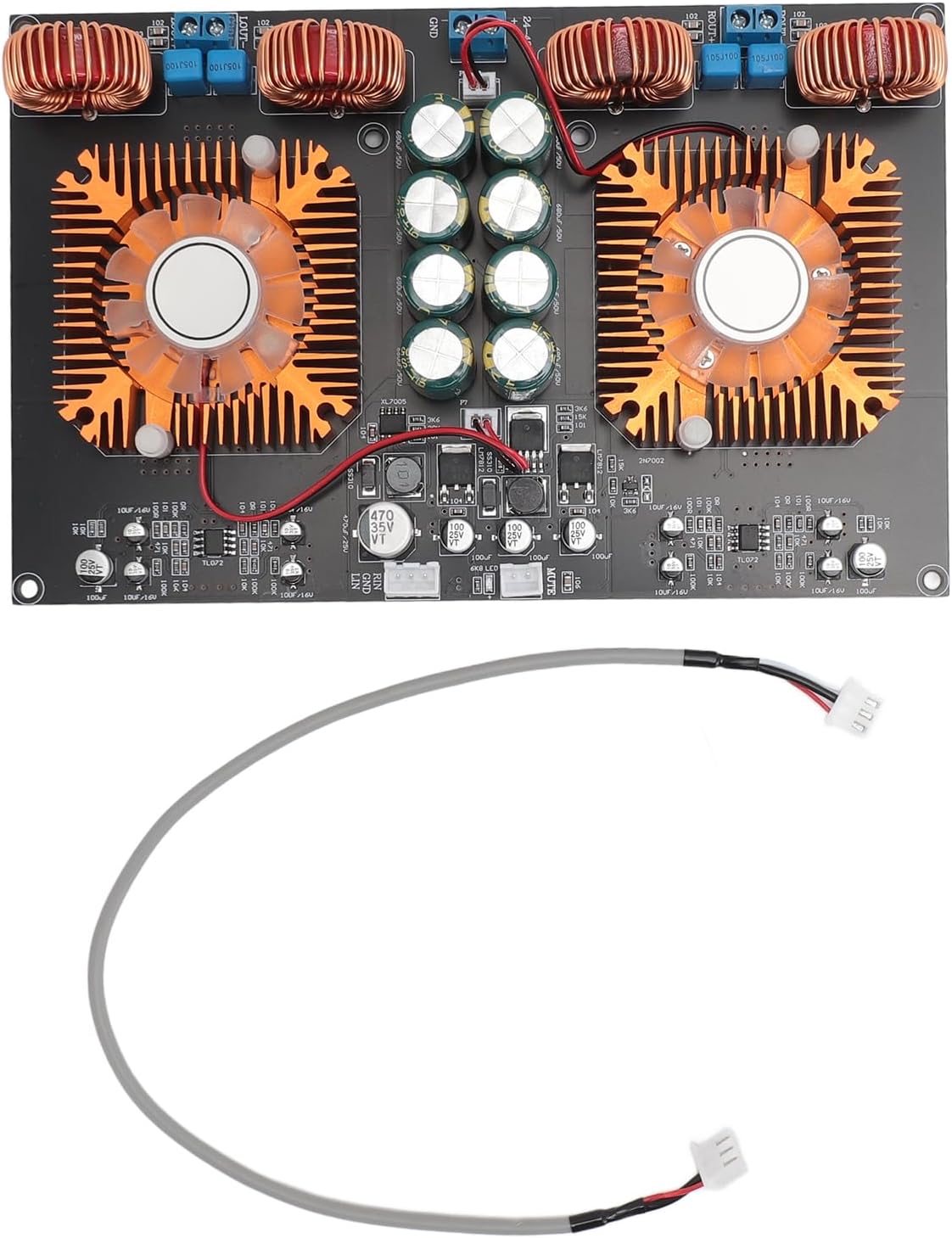TPA3255 Amplifier Board, Class D Dual Core 600W Stereo, Efficiency Amp Module for Home Theater with Clear Sound Output