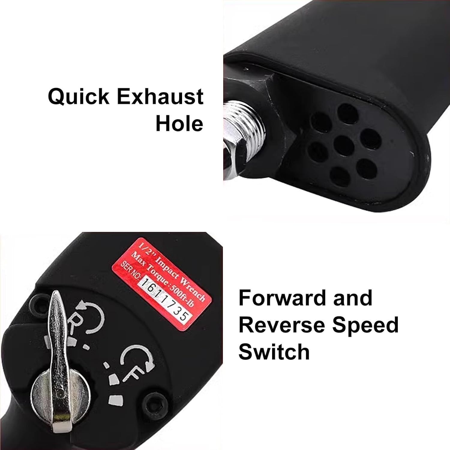 28MM/61MM Oil Drum Capping Machine, Pneumatic Oil Barrel Crimper, Idling Speed 7000RPM, Adjustable Forward and Reverse, for Liquid Packaging Industry