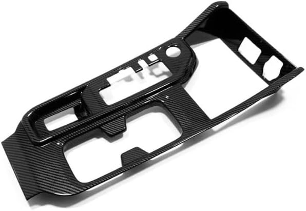 Car Accessories Fit for Nissan Sylphy Sentra 2020-2022 ABS Interior Console Gearbox Water Cup Cover Trim 1PC Set (Carbon Fiber)