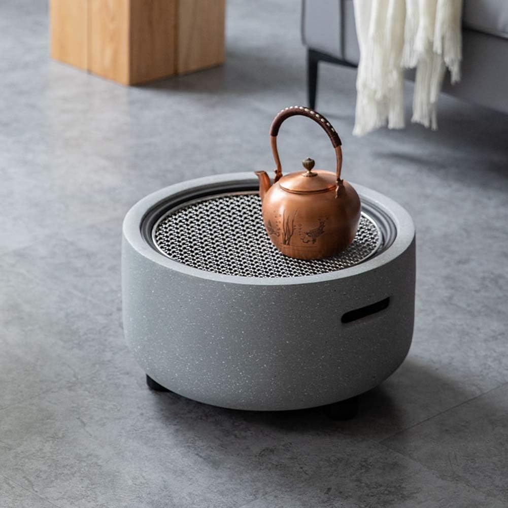 LDIW Fire Pit Garden Patio Firepit Brazier BBQ/Ice Pit with Waterproof Cover Outdoor 3 in 1 Multifunctional Fire Pits for Garden