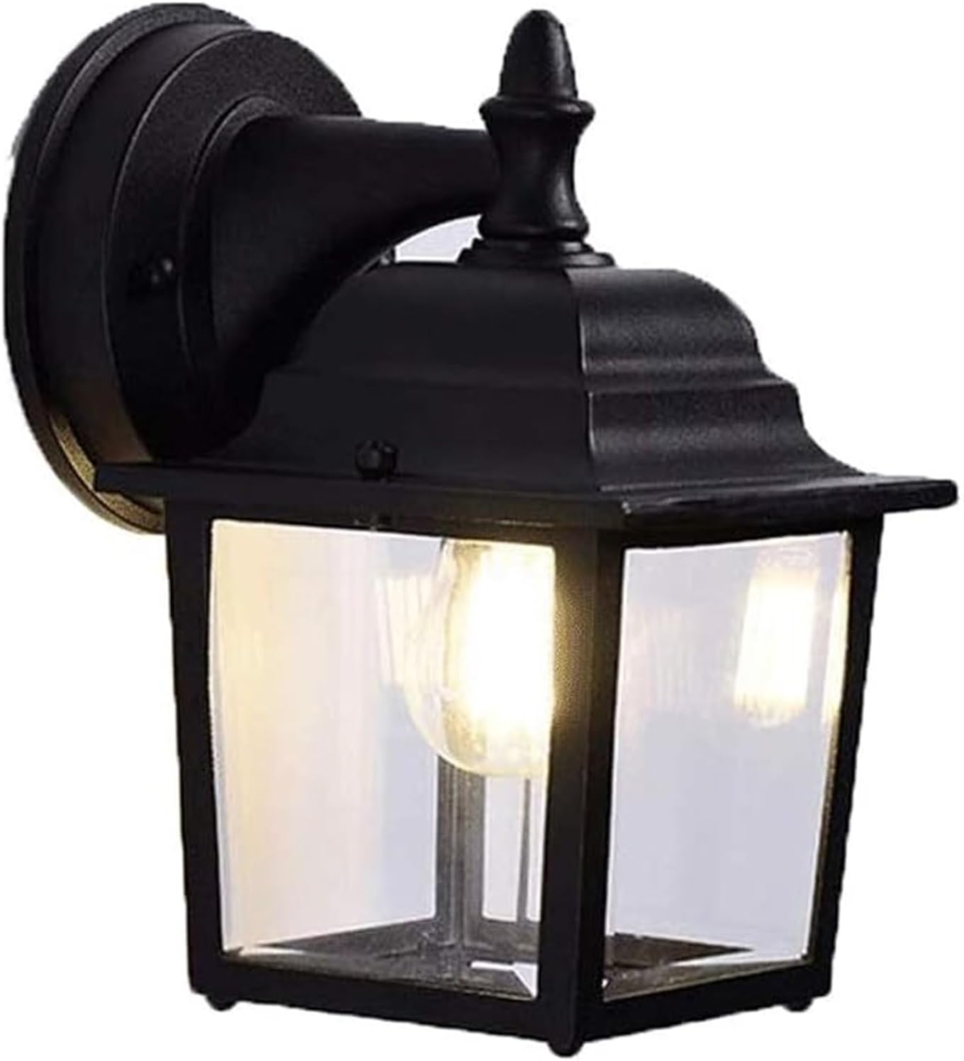 Outdoor Lighting Wall Lamps & Sconces American Retro Balcony Outdoor LED Wall Lamp, Roof Aisle Corridor Garden Courtyard Wall Exterior Wall Lighting