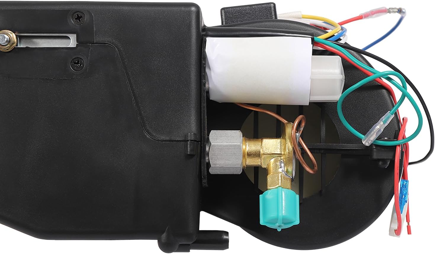 12V Car Air Conditioning Evaporator - Adjustable Temperature, High-Performance Cooling System, Universal for Cars and Trucks, Under-Dashboard Installation POIOKLJRE