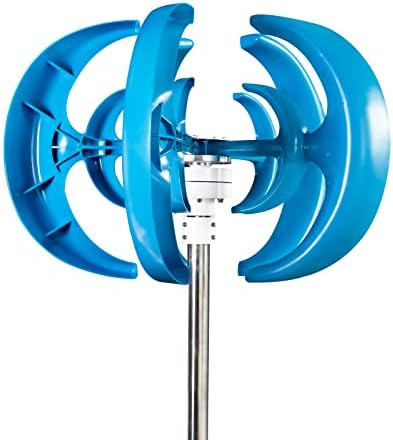 Silent Vertical Wind Turbine Generator 14000W – 12V/24V/48V/110V/220V Magnetic Levitation with MPPT Controller for Home and Street Lighting Solutions