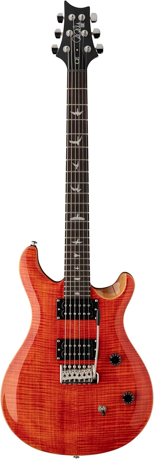 PRS SE CE 24 Electric Guitar, Blood Orange with Gigbag