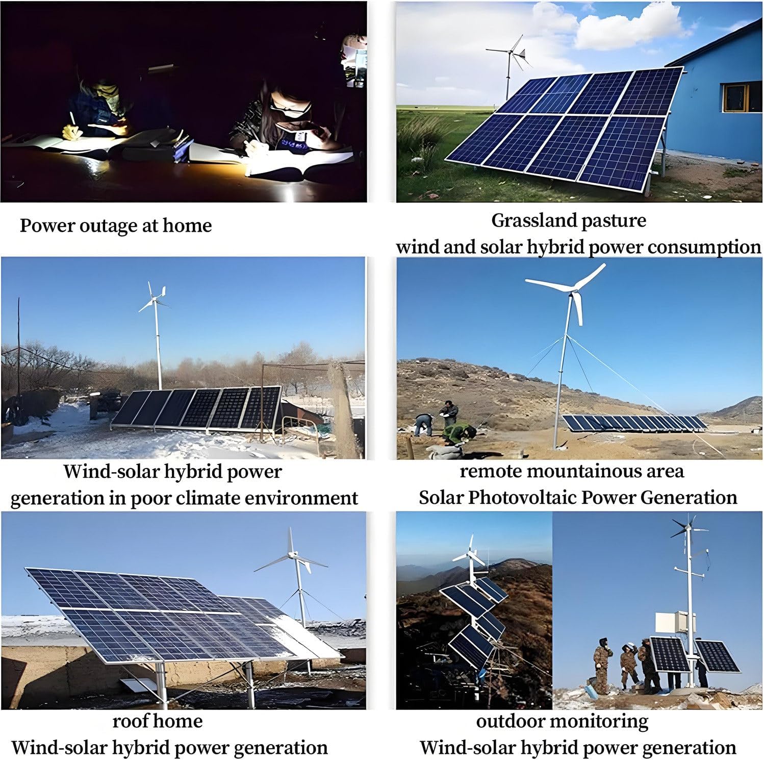 16000W Wind and Solar Charge Controller,Wind Solar Turbine Generator Controller,with LCD Display and Dump Load,Wind Solar Hybrid Charge Controller, for Home, Boat, Street Light 12V