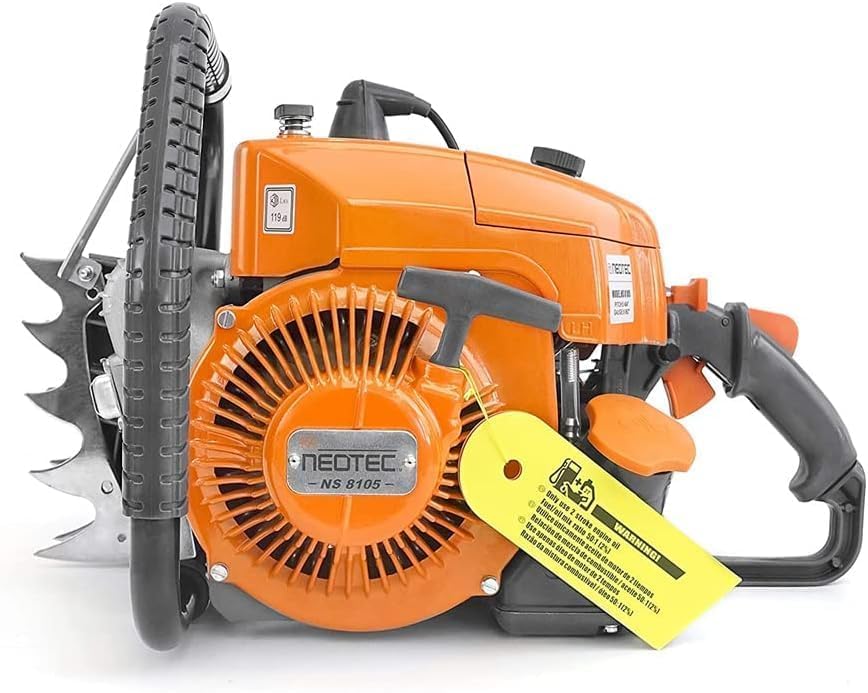 NEOTEC NS8105 Gas Chainsaw 105cc 6.5HP 4.8KW 2-Cycle Power Head, Fit for 36''/42'' Guide Bar Chain, All Parts Compatible with G070 070 090 Power Chain Saw Gasoline Chainsaws