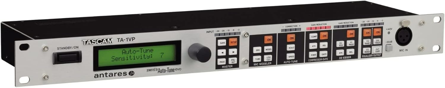 Tascam TA-1VP Rackmount Vocal Producer Processor With Antares Autotune