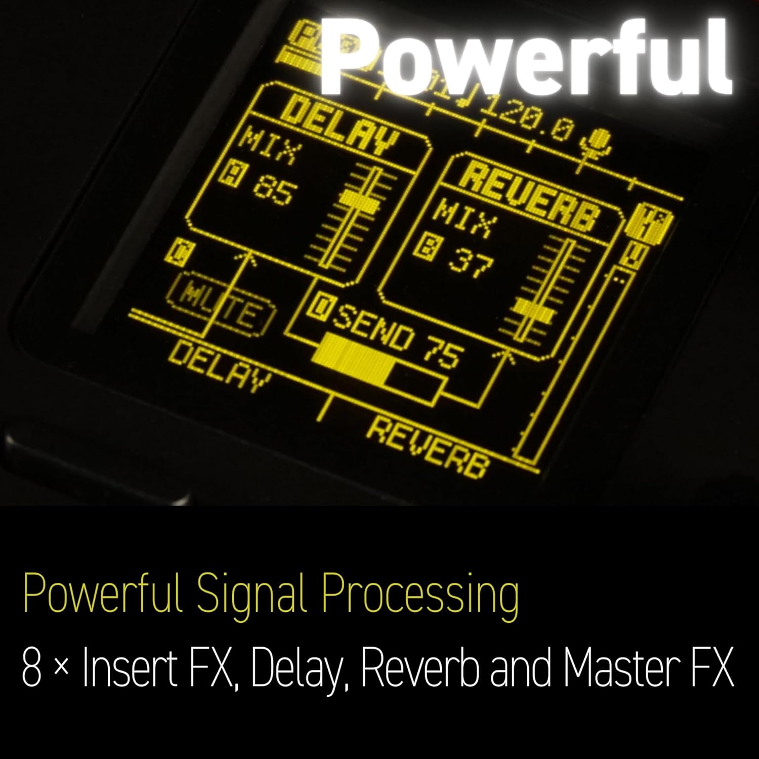 Sonicware Lofi-12 XT Limited Retro Color [Low-res Digitized Sampler] 12/24kHz Early-Digital Sound Sampling+12-bit Sampler mode, Compact/Lightwight/Battery-powered《Try Now, Intro Deal!》