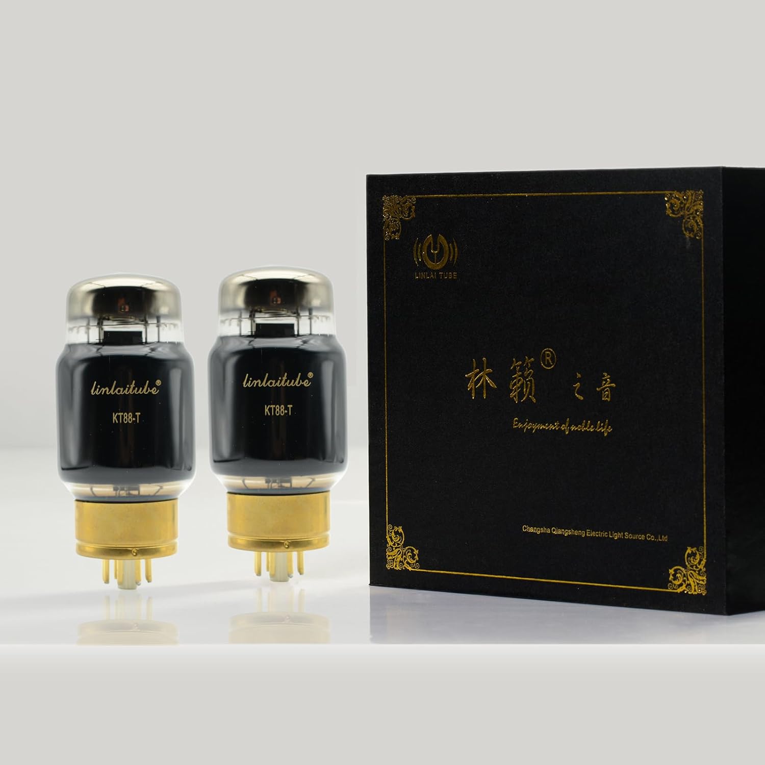 LINLAI KT88-T 1Pair 2PCS Vacuum Hifi Valve Electronic Tube for Class Pairing Audio Amplifier Replaced 42W Power Amplication(2pack in a box)