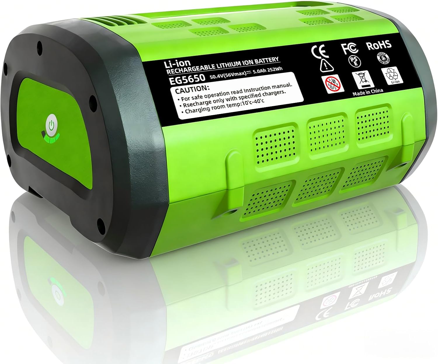 New Upgraded 56V 5.0Ah Battery Replacement for EGO 56Volt Compatible with EGO Batteries BA2800 BA4200T Power Tool Battery Packs (56V 5.0AH)