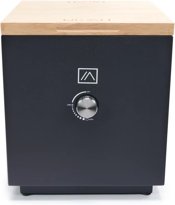 Ukiah Qube 12.5 in. W Steel Outdoor Square Propane Fire Pit