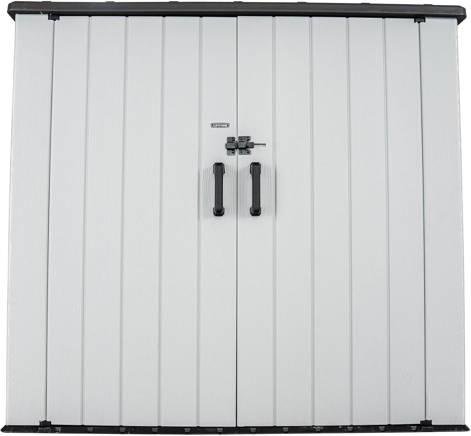 Lifetime Outdoor Utility Storage Shed with Double Wall Steel-Reinforced Construction, 6.3 x 3.6 FT
