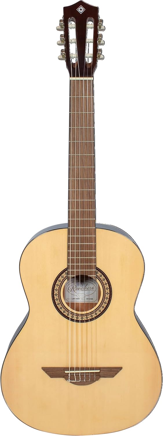 H. Jimenez 6 String Acoustic Guitar, Right, Tan (LGR100N)