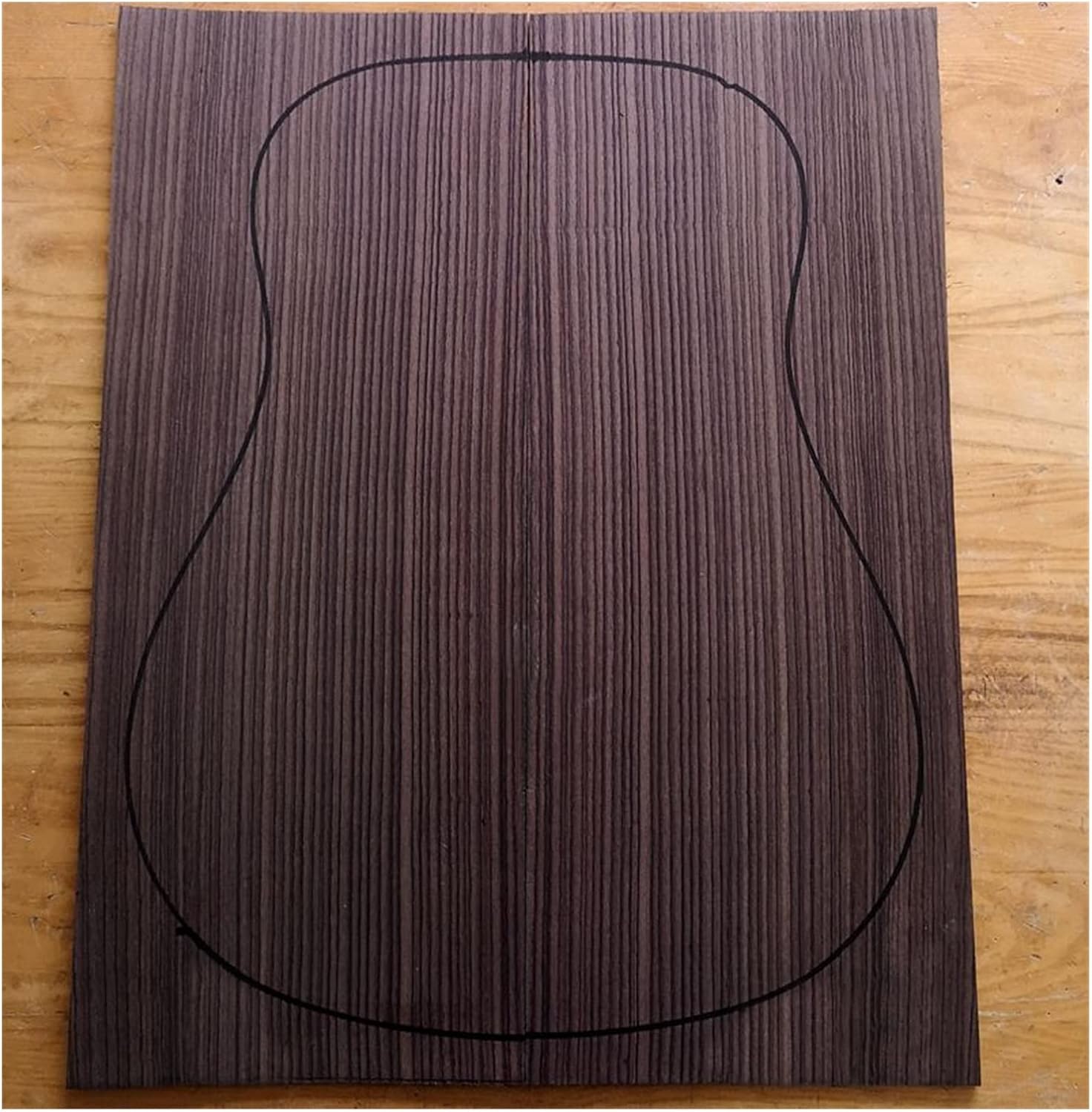 India Rose Wood Back Panel Wool Guitar Production Material Accessories DIY Guitar Kit (Color : 13)