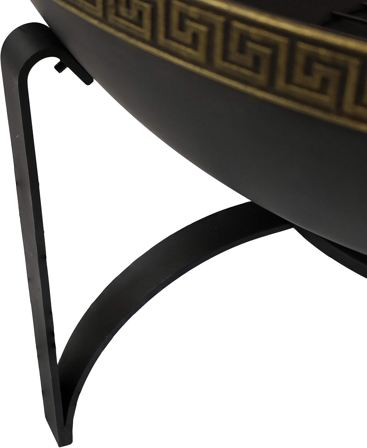 Sunnydaze 26-Inch Steel Wood-Burning Outdoor Fire Pit Bowl with Spark Screen, Log Grate, and Poker