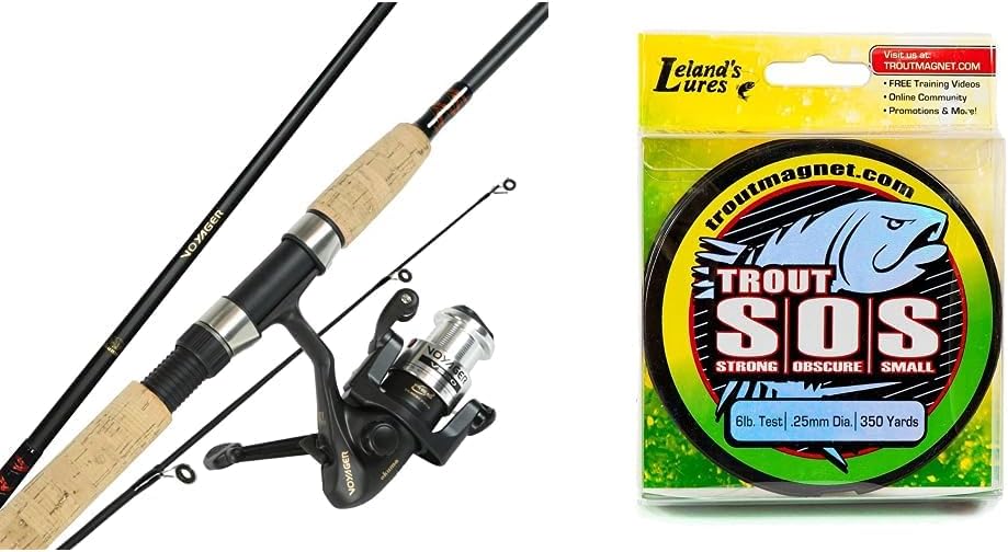 Okuma Voyager Spinning Freshwater Travel Kit, VS-605-20, Blue