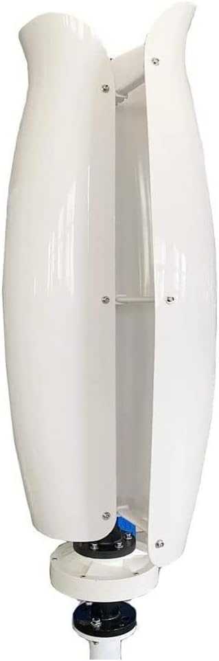 CHRISK Fiberglass Blade 4000W Wind Turbine 3 Phase Low Noise Vertical Wind Turbines Generator Three-Phase Permanent Magnet AC Generator