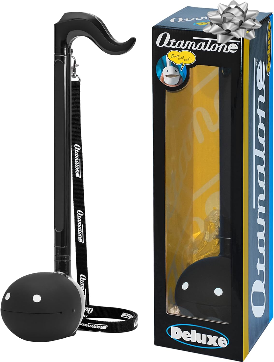 Otamatone Deluxe [Japanese Edition] Electronic Musical Instrument Portable Synthesizer from Japan by Cube/Maywa Denki, Black