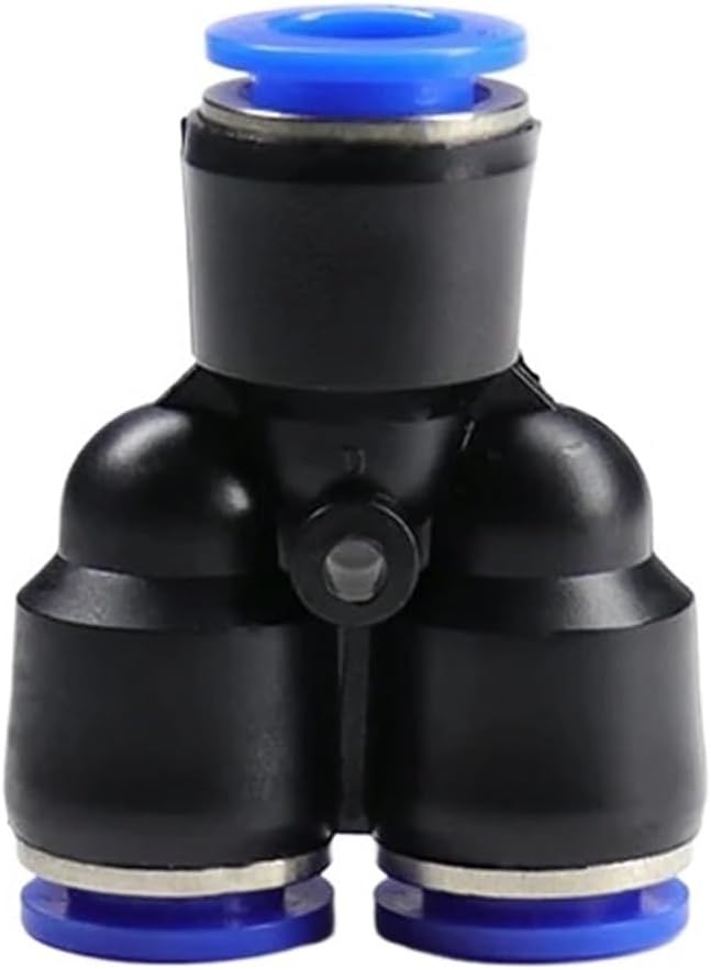 Revive Furniture 1~50pcs Pneumatic Fittings OD4mm 6mm 8mm 10mm 12mm 14mm 16mm PY/PU/PV/PE Series Air Pipe Hose Quick Push In Jions(PY,OD 10MM_20 PIECES)