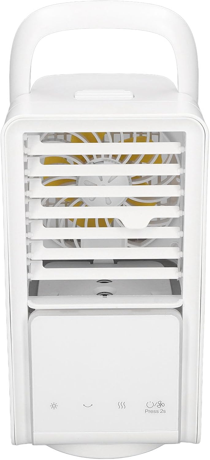 Air Conditioner USB Charging Mini Air Conditioner Portable Cooling Fan 700ml Water Tank Capacity Air Cooler for Bedroom Desk Camping