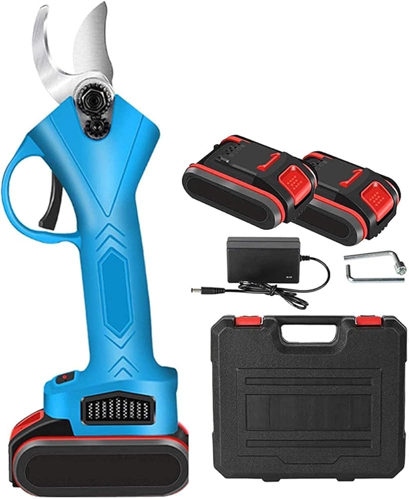 21V Professional Cordless Pruner Electric Pruning Shears Tree Pruner 25Mm Cutting Diameter Garden/Fruit Tree/Tree Branch Pruner